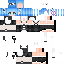 Minecraft skin texture, 64x64 pixels