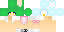 Minecraft skin texture, 64x32 legacy pixels