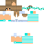 Minecraft skin texture, 64x64 pixels