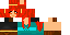 Minecraft skin texture, 64x32 legacy pixels