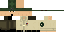 Minecraft skin texture, 64x32 legacy pixels