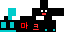 Minecraft skin texture, 64x32 legacy pixels
