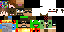 Minecraft skin texture, 64x32 legacy pixels
