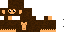Minecraft skin texture, 64x32 legacy pixels