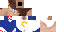 Minecraft skin texture, 64x32 legacy pixels