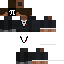 Minecraft skin texture, 64x64 pixels