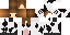 Minecraft skin texture, 64x32 legacy pixels