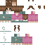 Minecraft skin texture, 64x64 pixels