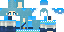 Minecraft skin texture, 64x32 legacy pixels