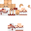 Minecraft skin texture, 64x64 pixels