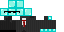 Minecraft skin texture, 64x32 legacy pixels