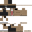 Minecraft skin texture, 64x64 pixels