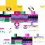 Minecraft skin texture, 64x64 pixels