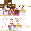 Minecraft skin texture, 64x64 pixels