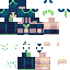 Minecraft skin texture, 64x64 pixels