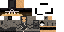 Minecraft skin texture, 64x32 legacy pixels