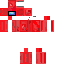 Minecraft skin texture, 64x64 pixels