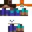 Minecraft skin texture, 64x64 pixels