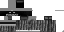 Minecraft skin texture, 64x32 legacy pixels