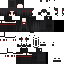 Black Minecraft skin texture, 64x64 pixels