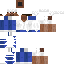Minecraft skin texture, 64x64 pixels