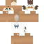 Minecraft skin texture, 64x64 pixels