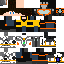 Minecraft skin texture, 64x64 pixels