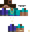 Minecraft skin texture, 64x64 pixels