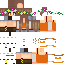Minecraft skin texture, 64x64 pixels