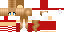 Minecraft skin texture, 64x32 legacy pixels
