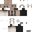 Orange Minecraft skin texture, 64x64 pixels