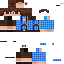 Minecraft skin texture, 64x64 pixels