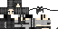 Minecraft skin texture, 64x32 legacy pixels