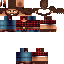 Minecraft skin texture, 64x64 pixels