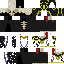 Minecraft skin texture, 64x64 pixels
