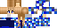 Minecraft skin texture, 64x32 legacy pixels