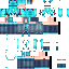 Minecraft skin texture, 64x64 pixels