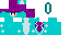 Minecraft skin texture, 64x32 legacy pixels