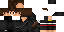 Minecraft skin texture, 64x32 legacy pixels