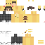 Minecraft skin texture, 64x64 pixels