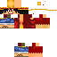 Minecraft skin texture, 64x64 pixels