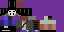 Minecraft skin texture, 64x32 legacy pixels