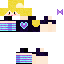 Minecraft skin texture, 64x64 pixels