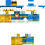 Minecraft skin texture, 64x64 pixels