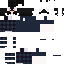 Blue Minecraft skin texture, 64x64 pixels