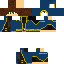 Minecraft skin texture, 64x64 pixels