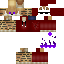 Minecraft skin texture, 64x64 pixels