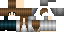 Minecraft skin texture, 64x32 legacy pixels