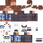 Minecraft skin texture, 64x64 pixels