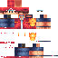 Minecraft skin texture, 64x64 pixels